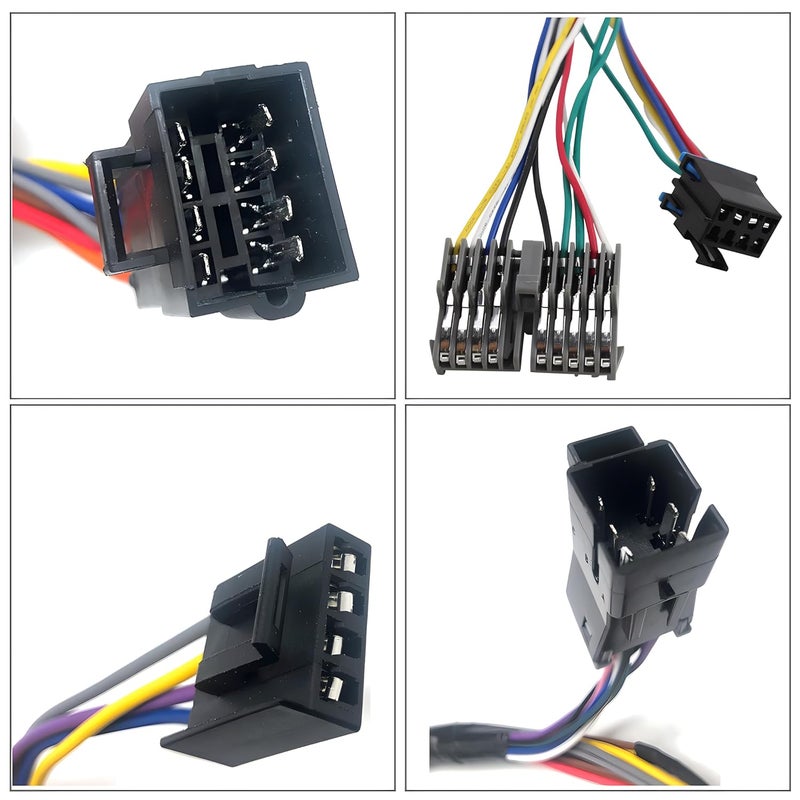 JUNRUO A/C Heater Climate Temperature Control Wire Harness Fit 1995 Chevy Silverado Truck C/K with Rear Defrost Option，Convert 1996-1999 Unit in 1995 Vehicle - Image 3